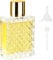 Ysimple 100 ml Perfume Atomiser, Portable Spray Bottle, Travel Perfume Atomiser for Men and Women, Refillable with Pipettes and Funnel for Perfume, Travel, Cosmetics (Goldene)