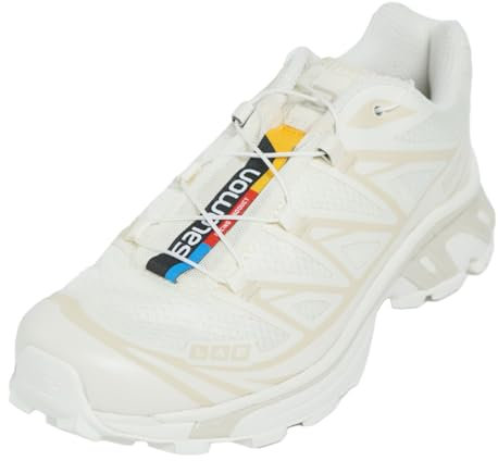 Vanilla Ice- & Mandelmilch Salomon XT-6, Weiss/opulenter Garten, 43 1/3 EU