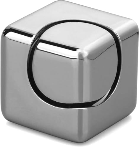 Infinity-Zappelwürfel, 2-in-1-Zappelspielzeug für Kinder und Erwachsene, Zappelblock aus Metall, Büro-Schreibtischspielzeug, Geburtstagsgeschenk zum Stressabbau für Jungen und Mädchen
