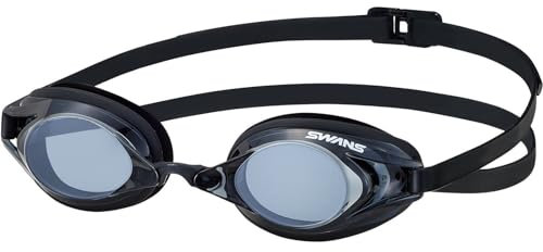 SWANS Gafas de natación ópticas SR-2NEVOP+ negro – para hipermetropía, visión: +3.0