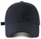 COTIDI Herren-Mütze, 100 % Baumwolle, Baseballkappe, verstellbar, Schwarz , One size