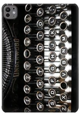 Typewriter Tablet Hülle Schutzhülle Taschen für iPad Pro 11 (2024,2025)