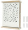 Armoire à clés Murale en Bois avec 6 Crochets à clés, Vintage Minimaliste, Accessoires de décoration pour la Maison, Le Bureau, l'entrée