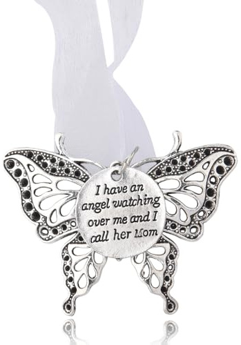 Butterfly Memorial Gift For Loss Of Mum, Mam, Mom, And Bff - Grief Xmas Hanging Christmas Decorations Ornament