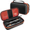EVA-Aufbewahrung für Mikrofon,Transport-Mikrofon, mit separaten Innenräumen,für JBL PartyBox/SENNHEISER kabelloses Mikrofon, wiederaufladbare Mikrofone,Reisetasche,Schutzhülle,Tragetasche, Handtasche