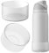 Linkidea 2 Pack Water Bottle Boot Compatible with Owala FreeSip 40oz, Silicone Anti-Slip Bottle Bottom Bumper Protector (Clear White)