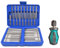 50 Stück Torx Bit Set Lang, 75mm Extra Lange Bitsatz, Bit Satz Langbits, Sechskant Schraubendreher Bit Set, Torx Stern Sechskant Bit Set Cr-V Stahl Schraubendreher Kit Werkzeuge