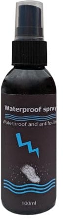 Water Proof Spray for Shoes and Boots - 100ml Waterproof Spray for Boots - Rainproof and Stainproof Care for Canvas Sneaker Leather Tents Outdoor Gear Nylon
