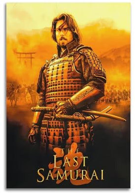 PLZWSUF Poster The Last Samurai, dekoratives Gemälde, Leinwand, Wandposter und Kunstdruck, moderne Familienschlafzimmer-Dekoration, Poster, 20 x 30 cm