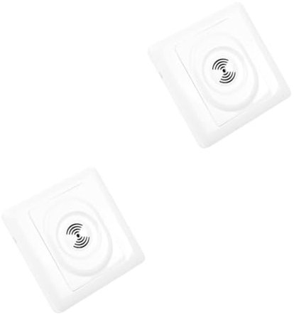 STOBOK 2 Stück Bewegungssensor Lichtschalter mit Geräusch und Lichtsteuerung Kompatibel mit LED Lampen Langlebiges Material Einfache Nutzung für Flurbeleuchtung Automatisch Lichtdauer