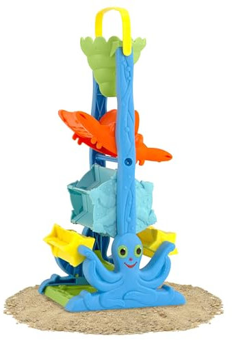 Melissa and Doug 885555845074 Seaside Sidekicks Sand-and-Water Sifting Funnel Fun, White