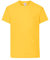 Fruit of the Loom Unisex Kids Original Crew Neck Short Sleeve T-Shirt, Yellow (Sunflower Yellow), 9-11 Years (Manufacturer Size: 140)