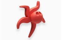 Knopf Möbelknopf Schrankknopf Krake rot -der besondere Knopf