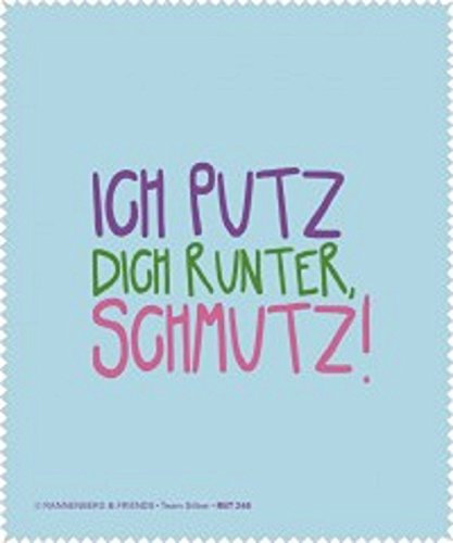 BrillenputztuchIch Putz dich runter Rannenberg& Friends Mikrofasertuch Brille