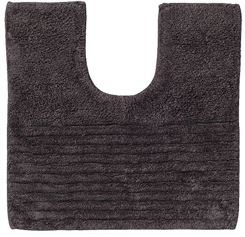 Sealskin Teppich Bad/WC, Baumwolle, Anthrazit, 50 x 45 x 3 cm