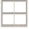 FORTE Mauro Regal 2 x 2 Fächer, Holzwerkstoff, Sandeiche, (B*H*T): 72,7 x 72,8 x 32,9 cm