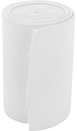 sourcingmap Polyester Tailoring DIY Dress Jeans Sewing Knitting Elastic Band Strap 2.84 Yards White