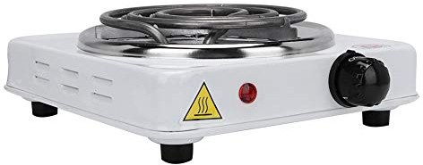 Sola hornilla eléctrica, estufa eléctrica de la cocina, mini estufa eléctrica portátil de la calefacción de la estufa 1000W Hornilla eléctrica de la estufa para el café Placa eléctrica
