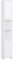 HOMCOM Bathroom Floor Storage Cabinet Slim Tallboy w/Door Cupboard & Shelves For Living Room, Bedroom, Hallway White