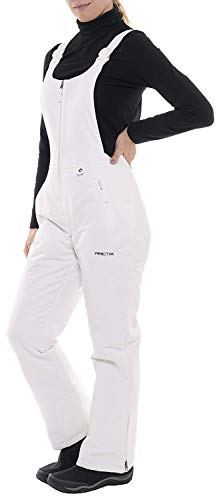 Arctix Damen Essentielle Isolierte Latzhose Ski-Lätzchen, Weiß, Medium/33 Inseam