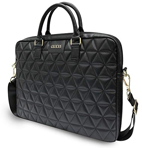 Guess Tasche aus der Quilted Serie für 15 Notebook, schwarz
