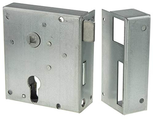 Rheinisches Kastenschloss Aufschraubschloss PZ Dornmaß 60 Entfernung 53 Rechts einwärts