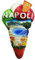 Neapel Italien 3D-Eiscreme-Kühlschrankmagnet, Kunstharz, Reise-Souvenirs, handgefertigt, Heim- und Küchendekoration, Neapel-Kühlschrankmagnet, Sammlung, Geschenk