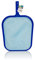 Zelsius Pool Kescher | Poolkescher feinmaschig - 42 x 27 cm - blau | Skimmer Pool, Teichkescher, Kescher Pool | Oberflächenkescher für Pool, Teich, Schwimmbad, Brunnen | Algenkescher, Poolzubehör