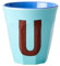 Medium Melamin Becher - Hellblau