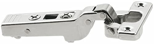 Gedotec Türscharnier Küche Topfband | 2 Stück Blum Clip Top Minischarnier Mittelanschlag | MADE IN AUSTRIA | Modell 71T0650 | Topfbohrung: 26 mm | Scharniere zum Schrauben | mit Kreuz-Montageplatte