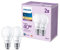 Philips LED Frosted A60 Light Bulb 2 Pack [Warm White 2700K - E27 Edison Screw] 40W, Non Dimmable. for Home Indoor Lighting