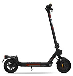 Ducati Pro-II EVO Monopattino Elettrico con Frecce direzionali Integrate, Pieghevole, Doppio freno, Full Suspension, Fino a 40 Km di Autonomia, App Integrata, Motore 350W, Ruote 10 Tubeless