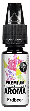 HERRLAN® Nebelfluid-Aroma Erdbeer 10 ml – Premium Duftstoff für wasserbasierte Nebelflüssigkeit – hochergiebig & gerätefreundlich – Made in Germany – frisch produziert