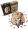 WOOD YOU DO Holzpuzzle LÖWEmotiv Holzpuzzle Für Erwachsene Holzpuzzles Perfekt Geschenkidee für Erwachsene Wooden Puzzle 140 Teile, 27x19cm (Strong Lion, A4, L)
