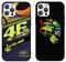 [2 Stück] Handyhülle für Apple iPhone 11-6,1 Hülle, Valentino Rossi VR 46 Design Schutzhülle Matt Schwarz Silikon Ultra Slim Weiche TPU Stoßfest Bumper Case für iPhone 11