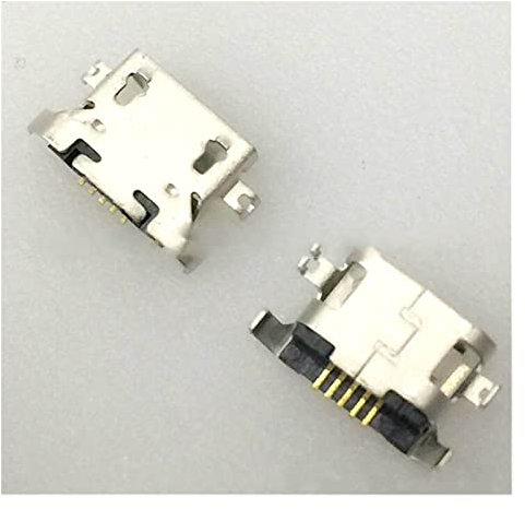 AANAN 100 Stück USB 5-poliges Grobblech 1,27 mm ohne Curling-Seitenbuchse, kompatibel mit A850 USB-Buchse