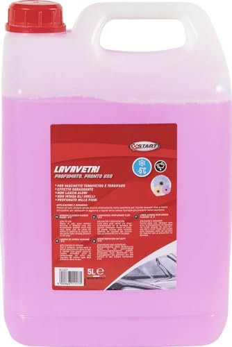 Limpiacristales perfumado Millefiori – Capacidad 5 litros – para bandejas limpiacristales y limpiacristales – Efecto desengrasante