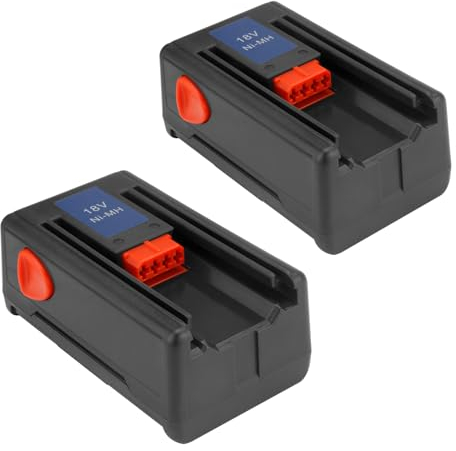 2 x Exmate NI-MH 18V 3500mAh Ersatzbatterie für Gardena 8834-20 SmallCut 300 Accu