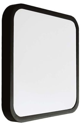 V-TAC Quadratische LED-Kuppelleuchten - Schwarz - 295mm - IP44-24W - 2400 Lumen - 3000K