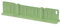 tulkdexi Protector de fregadero de fácil extracción, resistente al agua, con ventosa fuerte, fácil de limpiar, color verde