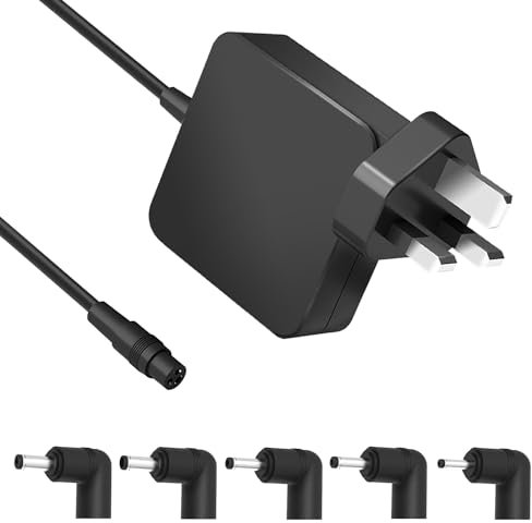 65W 45W Universal AC Adapter Charger compatible with Asus VivoBook ZenBook NoteBook A52F A53E A53S A54C A55A A56C A56CA Len-ovo IdeaPad Power Supply (with 5 different easy replacement connectors)