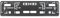 SONGLULU Auto Nummernschildhalter für Audi A4 MK B7 2005-2008,Nummernschildrahmen Kennzeichenhalter Fahrzeug Nummernschild Halterung,A-Carbon Fiber Texture