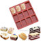Moules à Chocolat en Silicone, Moule Tablette Chocolat de 12 Cavités, Moule Cake Factory Moules Pour Barres De Céréales, Moule Silicone Rectangulaire pour les Bonbons, les Gelées, Chocolat