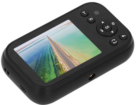 Appareil photo pour enfants, léger avec zoom numérique 16x, batterie longue durée de vie pour les voyages (Noir)