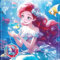 Georgie Porgy 100Pcs Princess Puzzle for Kids Fairy Glitter Jigsaw Puzzle Educational Learning Toys Birthday for Boys Girls Ages 3+ (Mermaid Alice)