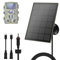 1 panneau solaire 3W/5V,Compatible avec les caméras de chasse 3G/4G， batterie Li-ion 6000mAh,régulateur de tension PCB,micro-USB/Type-C/DC,IP66, Convient aux caméras de chasse sur le terrain