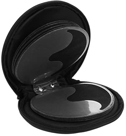 ROMISBABA Cd-aufbewahrungsbox Mit Reißverschluss DVD-Aufbewahrungstasche Disc-hülle Tragbar Platzsparend Schutz Vor Feuchtigkeit Und Kratzern Robust Langlebig