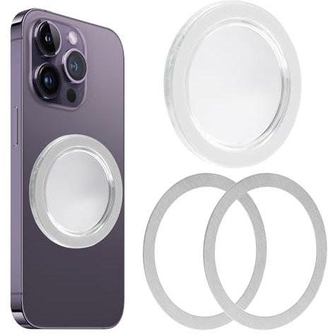 Magn-etic Base Compatible with PopSocket, Phone Grip Compatible with Mag-Safe iPhone Series Case, Removable Kindle/Phone Holder Base,Thin & Light Portable Plate,Light Slim Case Accessories