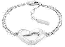 Calvin Klein Kollektion ENCHANTING für Damen Halskette oder Armband aus Edelstahl mit einem Herz-Charm
