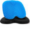 Cexovo Gelkissen Sitzkissen,Dekubitus Sitzkissen,Breathable with Non-Slip Cover,Sitzkissen Orthopädisch,Sitzkissen Bürostuhl,Gelkissen Orthopädische Aufgerüstet für Bürostuhl,Rollstuhl,AUT,Home,Blau